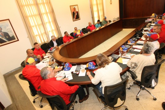 Dirección Nacional del PSUV reunida en el estado Bolívar